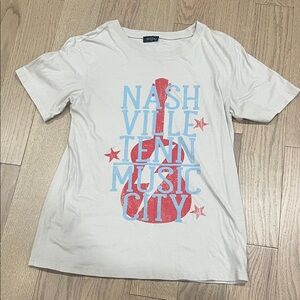 White Graphic Long Sleeve Tee